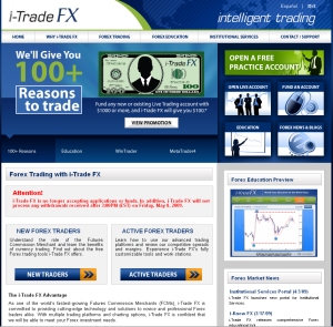 I Trade FX notice